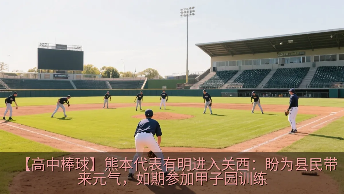 【高中棒球】熊本代表有明进入关西：盼为县民带来元气，如期参加甲子园训练