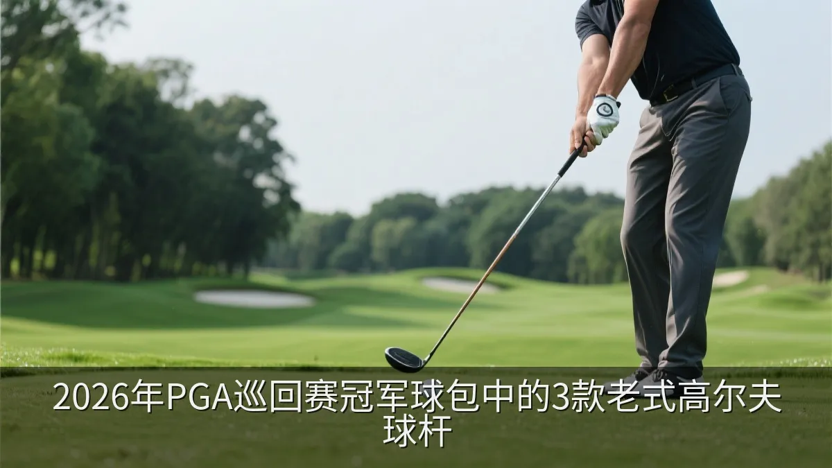 高尔夫球手在球道上用一号木准备开球