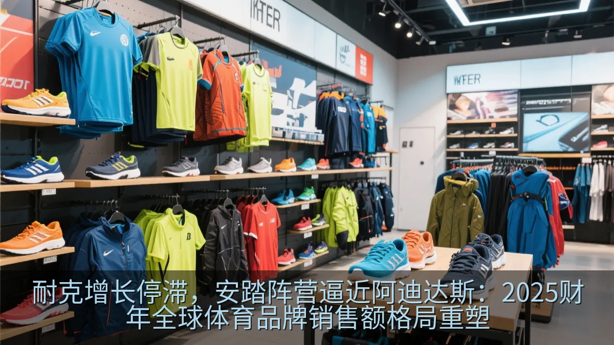 耐克增长停滞，安踏阵营逼近阿迪达斯：2025财年全球体育品牌销售额格局重塑